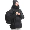 Veste en duvet d'oie, veste à capuche chaude épaissie unisexe nouvelle norme nationale, doudoune d'extérieur résistante au froid d'hiver