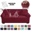 Vattentät soffa Slipcover Elastic Thin Sofa Covers för vardagsrum husdjurstol soffomslag 1/2/3/4 platser möbelskydd 1pc 231220