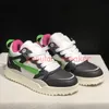 Großhandel OG Designer Midtop Sponge Freizeitschuhe Damen Herren Weiß Marke Out of Office Sneaker Pfeile Motiv Trainer Schwarz Rosa Grün Pandas Niedrige Plattform Sneakers