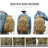 Backpack Tactical Molle 40L Outdoor Reflective Shoulder Bag Camping Military Travel Bags For Climbing Rucksack Hiking