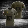 Men's T-Shirts Custom Name Iraq Emblem Graphic Tees Summer Casual Pullover Men's Fashion Loose T-shirts Boy Oversized Short Sleeves Tops 6XL T231220