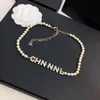 Designer smycken pärlhalsband chokers halsband kvinnor nackkedja mångsidig lady present mode collier