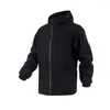 Herenjacks 2023 en dames stormpak Hooded Wind Breakher waterdichte winter buiten jas