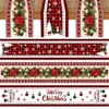 Upgrade Christmas Table Runner Santa Merry Christmas Decorations 2023 For Home Tablecloth Navidad Noel Kerst Xmas Gifts New Year 2024