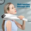 Elektrische Massagger Elektrische Delphin -Massagebaste Luxus -Rückenmassage Hammerschwingung Infrarot Stick Roller Cervical Body Massager mit 6 HIPHL231220