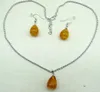 Hanger Kettingen Natuursteen Kwarts Kristal Turkoois Waterdruppels Amber Oorbel Voor Diy Sieraden Maken Ketting Accessoires