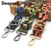 Bag Parts Accessories Deepeel Women 38cm Wide Colorful Strap Band Leopard Shoulder Crossbody Straps Female Nylon Adjustable Bags Belt Accessory 231219