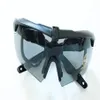 Alta calidad Crossbow Deportes al aire libre Ejército Gafas a prueba de balas Gafas de sol 3 lentes Caja original al por menor Gafas 292P