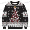 Men's Hoodies Sweatshirts 2023 Christmas Hoodies Men's Sweatshirts Hip Hop Graphics Apparel Long Sleeve Tops Oversized Hoodies Men Christmas Clothing New T231220