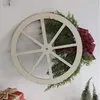 Fiori decorativi Ghirlanda natalizia Bowknot Cucchiaio Ghirlande Ghirlande per porta d'ingresso da 2024 anni Regalo decorativo appeso