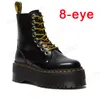 Winter sneeuwschoenen Designer Dames Doc Martens Laarzen Platform Jadon Hi Glad Leer Zwarte Oxford Bodem Enkellaarsjes Dhgates Fashion drmartins laars