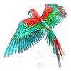 3D Puzzles Piececool Metal Puzzle Scarlet Macaw With Acrylic Stand DIY Model Kits Montering Jigsaw Toy Desktop Decoration Gift for Adult 231219