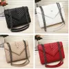 Borsa a tracolla da donna di lusso Borsa a tracolla da donna Borsa a tracolla Borsa a mano Borsa a tracolla Borsa a tracolla in oro nero catena PU Pelle louisianashop