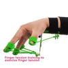 Exerciseurs de main en silicone de renforcement de l'avant-bras pour l'entraîneur d'exercice de doigt d'extracteur de poignet de force 5 doigts de rééducation Traning 231220