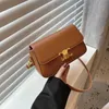 Высокий уровень оригинальный дизайн cellin Designer Bags Luxury Celinss Tote Mags Beadling Back High Sense Messenger Пакет новая пряжка для замка маленькая квадратная мода с логотипом бренда с логотипом бренда