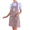 Обновленный женский фартук, практичный один размер, кухонный фартук с рисунком кролика, женский фартук, кухонные аксессуары, товары для дома