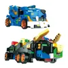 Jouets de transformation Robots 2 en 1 Mini Force V Rangers Transformation Robot en voiture jouets figurines d'action Mini Force X déformation dinosaure Robot jouet 231219