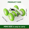 ElectricRC Car Sinovan Mini RC Car Crast CAR TOB 2,4 GHz Pilot Control Dwustronne Odwrotki 360 ° Pojazdy obrotowe zabawki Prezenty dla dzieci 231219