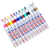 6 Pcs Colorful Permanent Paint Marker Waterproof White Markers tire tread rubber fabric metal 12 Colors Pens 231220