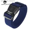 Belts VATLTY Navy Blue Men's Stretch Belt 105cm to 125cm Strong Nylon Unisex Outdoor Sports Belt Male Military Tactical AccessoriesL231220