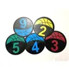 9 tum basketball markör Färgglada antislip Rubber Sports Training Markers Round Flat Number Dots Training Marker Field 231220