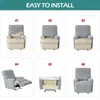 Fodera per divano reclinabile elasticizzata per soggiorno Fodera per sedia reclinabile elastica Protezione 1/2/3/4 posti Lazy Boy Relax Fodera per poltrona 231220