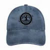 Ball Caps Iron Tree Dojo Logo Zwarte Cowboyhoed Man Luxe Paard Papa Dames Heren