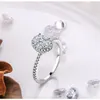 AAA Natuurlijke Moissanite Edelsteen 925 Sterling kleur Ring voor Vrouwen Anillos Zilver 925 Sieraden Oorsprong Trouwringen Rings289S