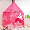 Speelgoedtenten hete kinderen tent oxford stoffen spelen huis 34 kinderen indoor outdoor speelgoed huis meisjes verjaardagscadeau roze baby tent carpas infantielen Q231220