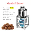 Appareil de cuisine en acier inoxydable, Machine commerciale de formage de boulettes de viande, 1500W, 2800R/Min