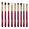 Chichodo Makeup Brush-Luxurious Red Rose Series-utvalda naturliga djurhårögonbrödor Set Professional Eye Make Up Brush Tools 231220