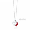 Colliers pendentifs Collier coeur en or pour femmes en acier inoxydable 10mm 15mm 19mm pendentif mode Couple collier saint valentin cadeau petite amie bijoux en gros