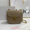 Kadın Celins'in Tasarımcıları Omuz Çantası Lüks Tote Çanta 2023 Sonbahar ve Kış Yeni Zafer Ön Diş Tam Deri Crossbody ile Orijinal Logo