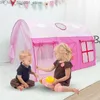 Toy Tents New Kids Play Tent Children Playhouse Tent Boys Girls Play House Toys Portable Indoor Outdoor Princess Bed Mantle Castle Tent Q231220