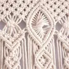 Tapisseries tissées à la main en macramé, rideau en corde de coton, pour porte, fenêtre, chevet, tenture murale, décor Boho