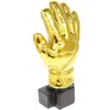 Trophée Récompenses Trophées Vainqueur de la Coupe Trophées d'Or Jeu Football Gardien de But École Cérémonie des Gants Adultes Récompense de Compétition pour Enfants 231220