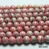 Meihan Natural 9-9 3mm Rhodochrosite 1 Strand Pürüzsüz Yuvarlak Yuvarlak Gevşek Boncuklar Mücevher Yapımı Tasarımı CX200815174D