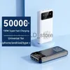 Banques d'alimentation pour téléphone portable 100W Power Bank 50000mAh Charge ultra rapide pour Huawei Samsung Chargeur de batterie externe portable pour iPhone 15 Xiaomi Powerbank J231220
