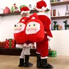 Giyim Setleri Bebek Girs Erkek Noel Cosplay Noel Baba Kostümleri Noel Baba Kostümleri Noel Giysileri Partisi Elbise/Pantstopshatbelt Çocuk Yılı Kıyafet 231219