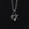 قلادة قلادة مصنوعة يدويًا 27g 925 sterling Silver berserk beleit beherit قلادة بيضة الملك مفتوحة العيون