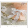 Upgrade 4CM*9M Wedding Satin Chiffon Silk Ribbon For Gifts Packing Lace Wrapping Ribbons for Crafts Bridesmaid gift Wedding Supplies