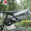 WEST BIKING Bicycle Saddle Bag 10L Foldable Under Seat Bike Bag 100% Waterproof Tools Pannier MTB Road Cycling Tail Rear Bag 231220