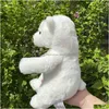 Altre decorazioni per la casa Bambole 30 cm Simpatico orso bianco bambola peluche abbraccio bambini regalo di compleanno cuscino orsacchiotto soggiorno camera da letto L230522 Drop Dhsqu