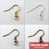 Orecchino di gioielli che trovano 18X21mm ganci bobina orecchio filo oro argento bronzo nichel per creazione di gioielli EF82051