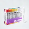 STA24364880 couleur artiste aquarelle marqueur stylo double tête bande dessinée crochet ligne Art peinture peinture pinceau doux papeterie 231220