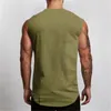 Heren Tanktops Heren Bodybuilding Katoen Ademend Gym Fitness Casual O-hals T-shirt Vochtafvoerend Mouwloos Zomer Koel gevoel