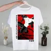 Heren T Shirts Devilman Debiruman Anime Devil Man Shirt Men Retro gewassen tops Tees Harajuku T-shirt Streetwear Hip Hop mannelijke t-shirts