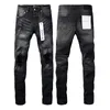 Motorrad Ksubi Jeans Designer Hosen Lila Marke Jeans Lila Jeans Sommerloch Neue Stickerei Self -Kultivierung und kleine Füße Mode