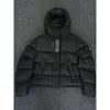 Trapstar London Decoded Puffer 2.0 Veste noire dégradée à capuche thermique brodée pour homme Manteau d'hiver 849