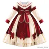 Girl's Dresses Summer Lolita Child Costume Clothes Girls Party Dress Bowknot Design Children Birthday Dresses For Teens 4 7 8 9 11 12 Years Old